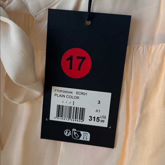 The Kooples Tie Neck Blouse - Picture 5 of 5